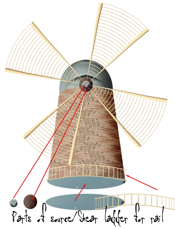 Creation of Cellophane Windmill: Step 6